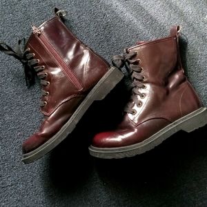 Burgandy Boots from Target